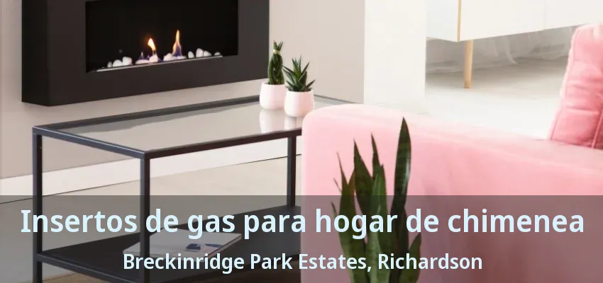 Insertos de gas para hogar de chimenea Breckinridge Park Estates, Richardson - TX