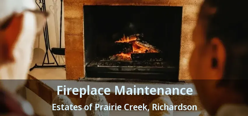 Fireplace Maintenance Estates of Prairie Creek, Richardson - TX