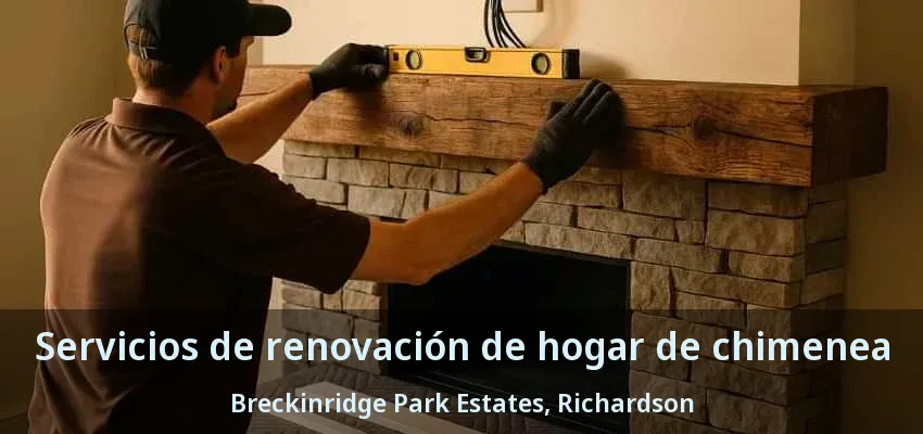 Servicios de renovación de hogar de chimenea Breckinridge Park Estates, Richardson - TX