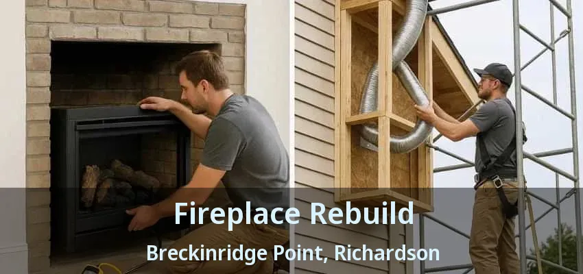 Fireplace Rebuild Breckinridge Point, Richardson - TX