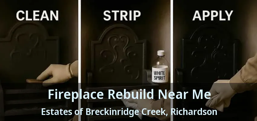 Fireplace Rebuild Near Me Estates of Breckinridge Creek, Richardson - TX