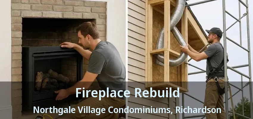 Fireplace Rebuild Northgale Village Condominiums, Richardson - TX