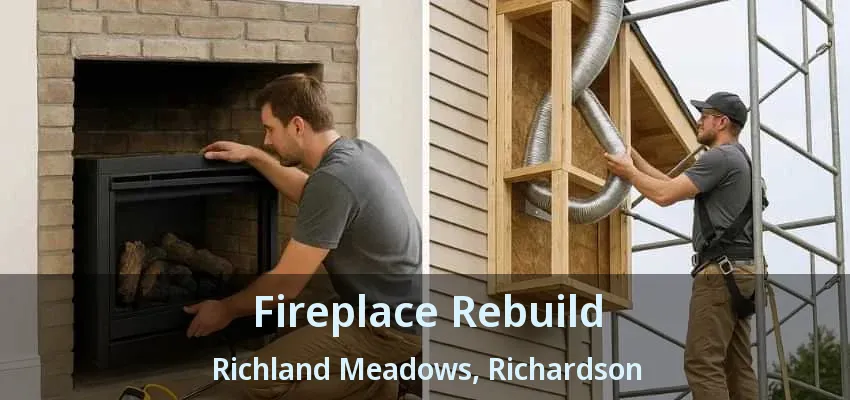 Fireplace Rebuild Richland Meadows, Richardson - TX