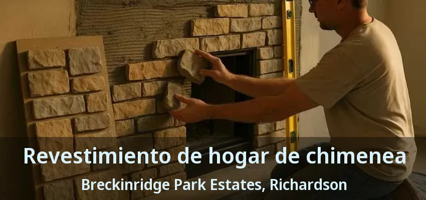 Revestimiento de hogar de chimenea Breckinridge Park Estates, Richardson - TX