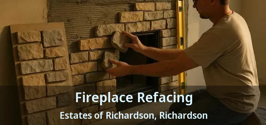Fireplace Refacing Estates of Richardson, Richardson - TX