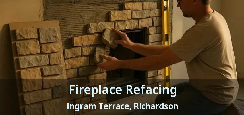 Fireplace Refacing Ingram Terrace, Richardson - TX