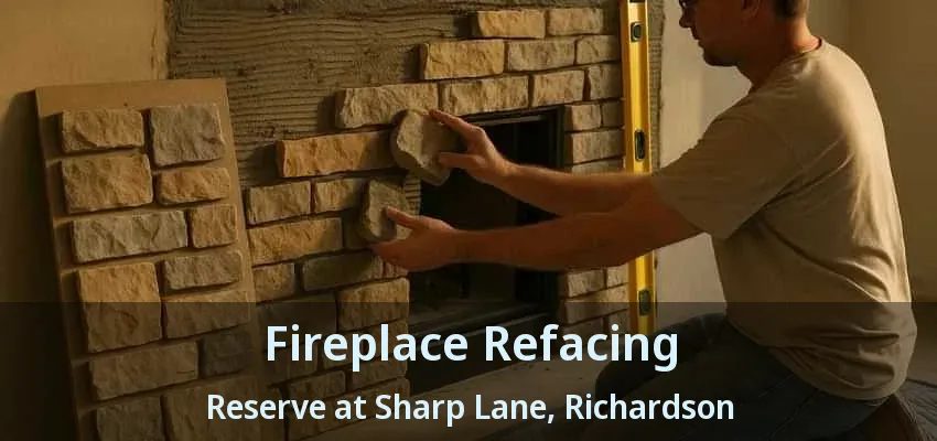 Fireplace Refacing Reserve at Sharp Lane, Richardson - TX