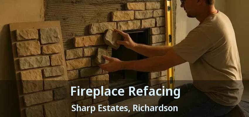 Fireplace Refacing Sharp Estates, Richardson - TX