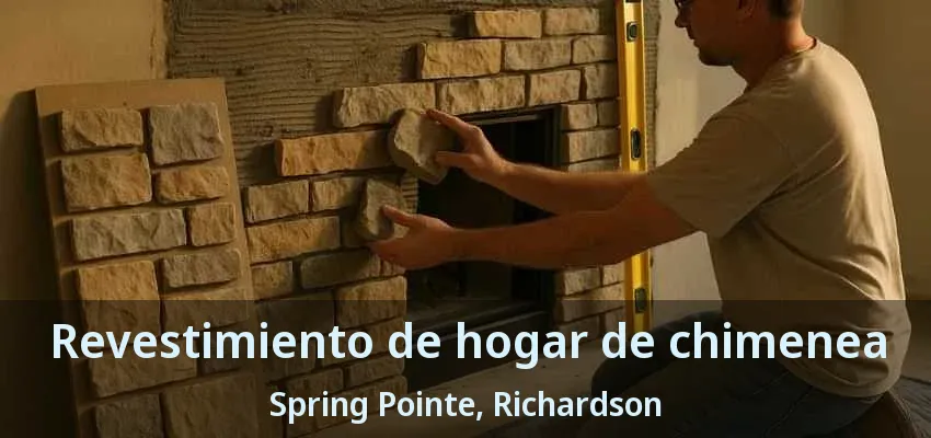 Revestimiento de hogar de chimenea Spring Pointe, Richardson - TX