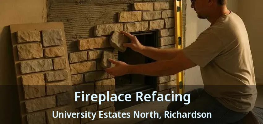 Fireplace Refacing University Estates North, Richardson - TX