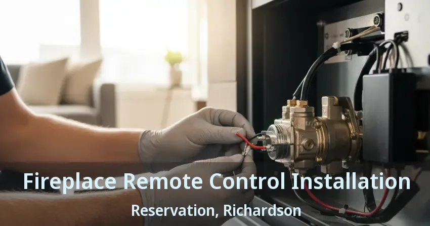Fireplace Remote Control Installation Reservation, Richardson - TX