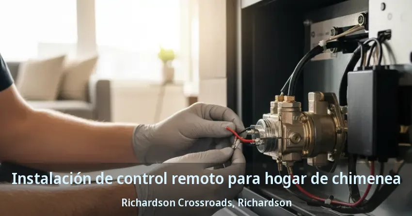 Instalación de control remoto para hogar de chimenea Richardson Crossroads, Richardson - TX Instalación de control remoto para hogar de chimenea Richardson Crossroads, Richardson - TX