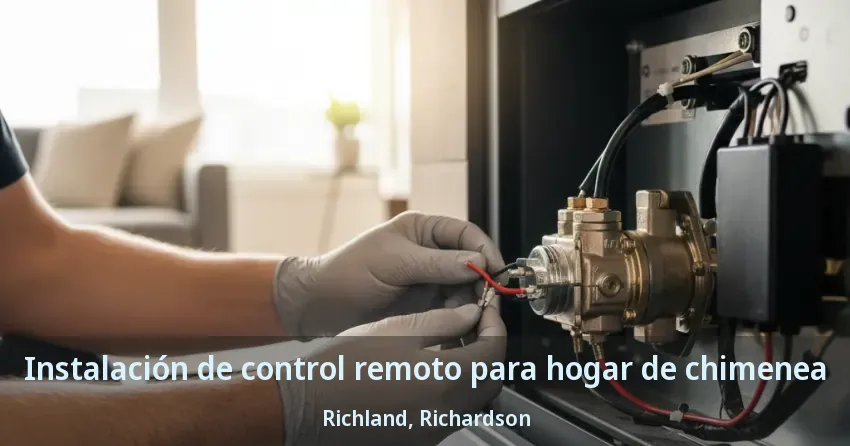 Instalación de control remoto para hogar de chimenea Richland, Richardson - TX