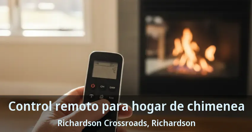 Control remoto para hogar de chimenea Richardson Crossroads, Richardson - TX