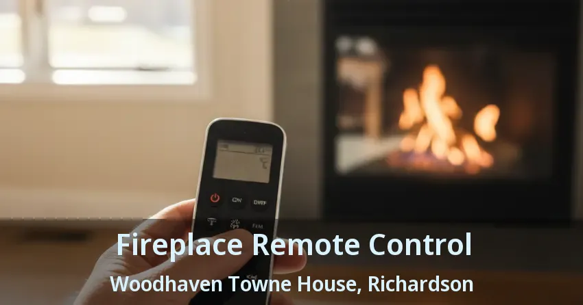 Fireplace Remote Control Woodhaven Towne House, Richardson - TX