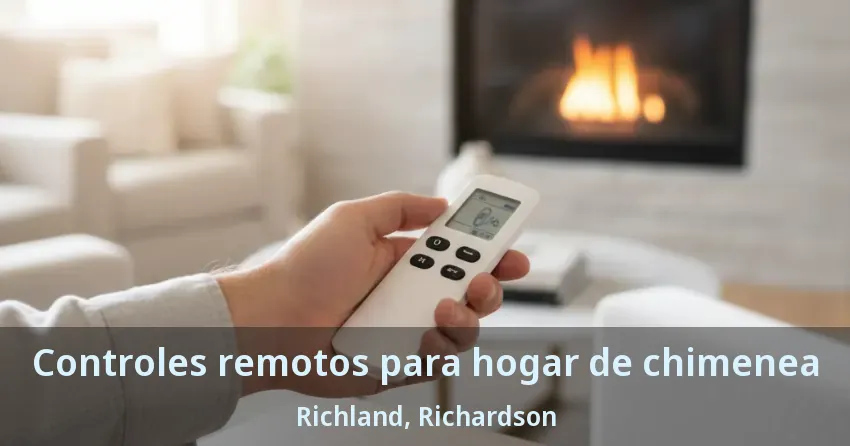 Controles remotos para hogar de chimenea Richland, Richardson - TX Controles remotos para hogar de chimenea Richland, Richardson - TX