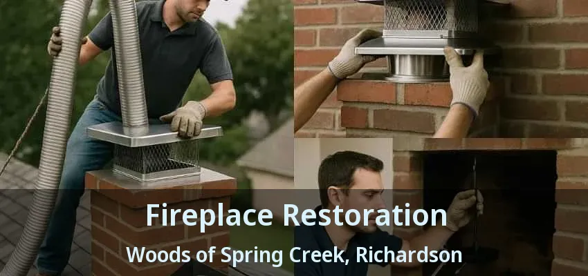 Fireplace Restoration Woods of Spring Creek, Richardson - TX