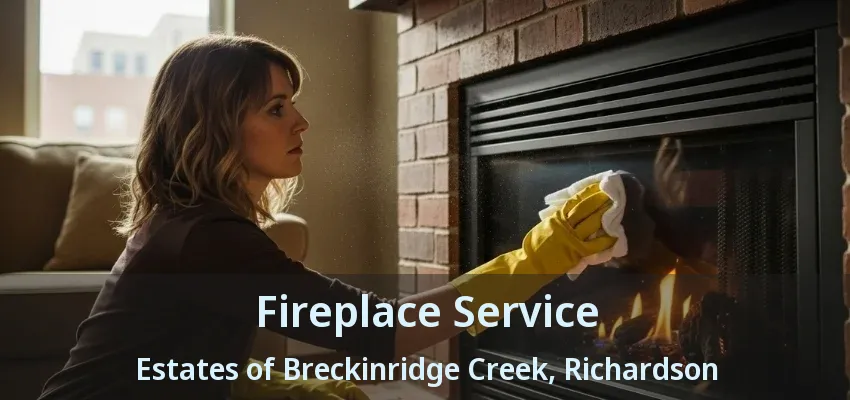 Fireplace Service Estates of Breckinridge Creek, Richardson - TX