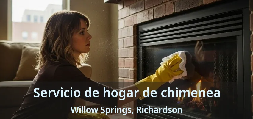 Servicio de hogar de chimenea Willow Springs, Richardson - TX