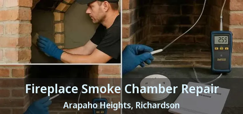 Fireplace Smoke Chamber Repair Arapaho Heights, Richardson - TX