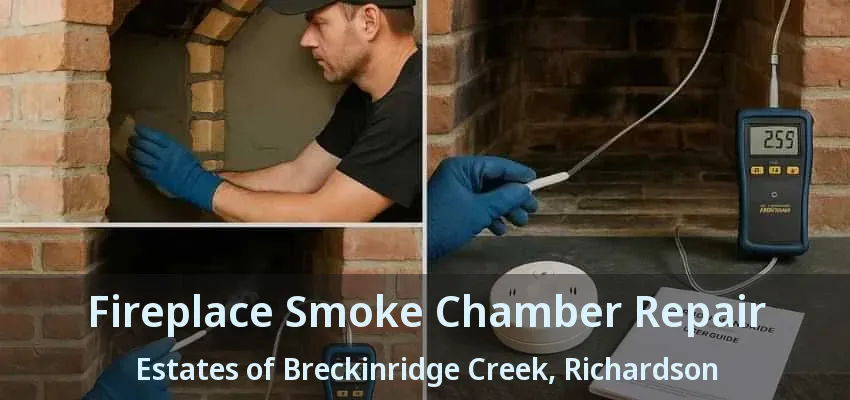 Fireplace Smoke Chamber Repair Estates of Breckinridge Creek, Richardson - TX