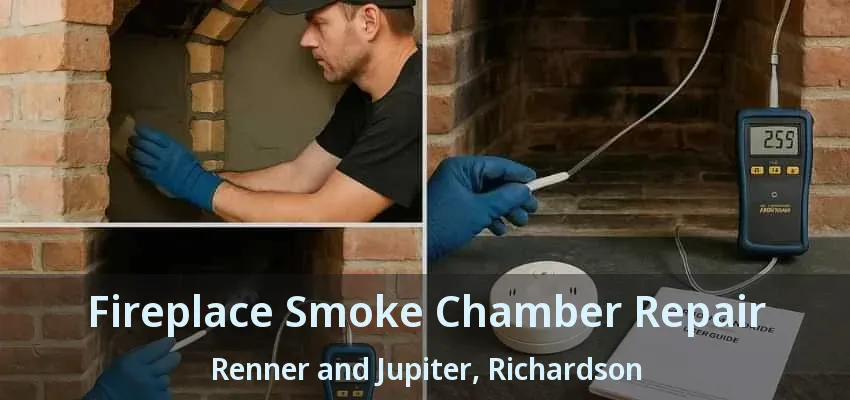 Fireplace Smoke Chamber Repair Renner and Jupiter, Richardson - TX