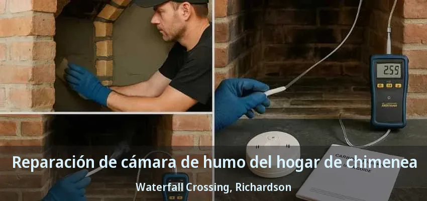 Reparación de cámara de humo del hogar de chimenea Waterfall Crossing, Richardson - TX Reparación de cámara de humo del hogar de chimenea Waterfall Crossing, Richardson - TX