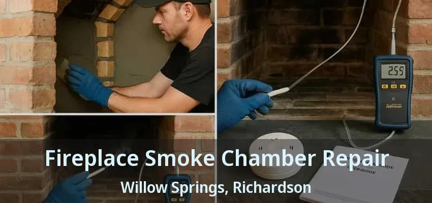 Fireplace Smoke Chamber Repair Willow Springs, Richardson - TX