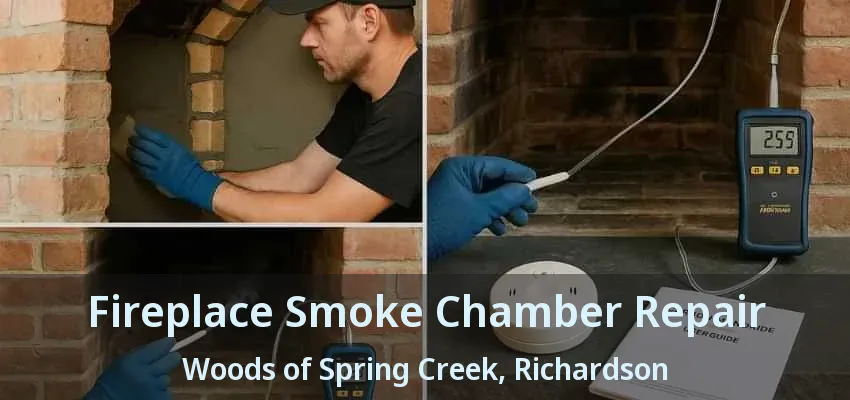 Fireplace Smoke Chamber Repair Woods of Spring Creek, Richardson - TX