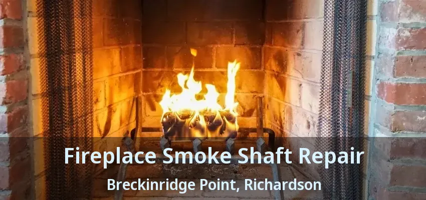 Fireplace Smoke Shaft Repair Breckinridge Point, Richardson - TX