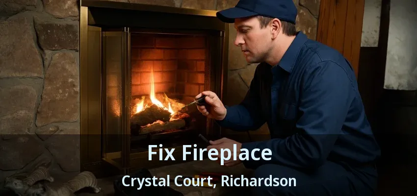 Fix Fireplace Crystal Court, Richardson - TX