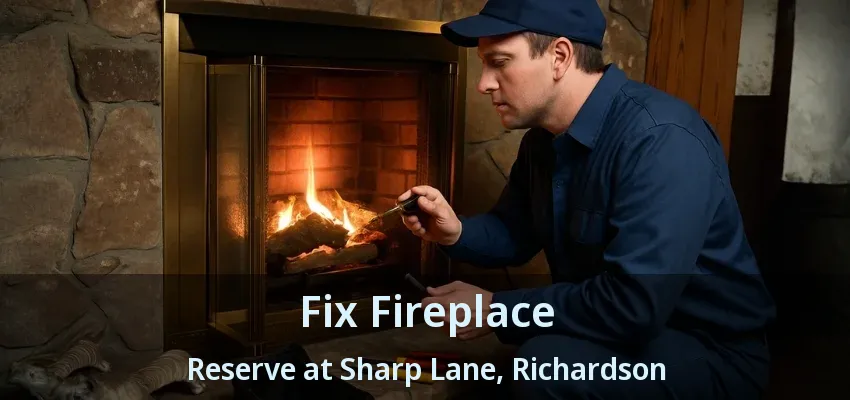 Fix Fireplace Reserve at Sharp Lane, Richardson - TX
