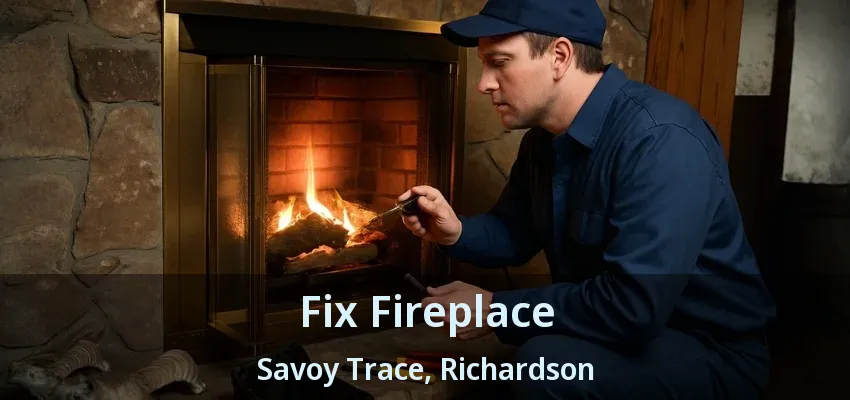 Fix Fireplace Savoy Trace, Richardson - TX