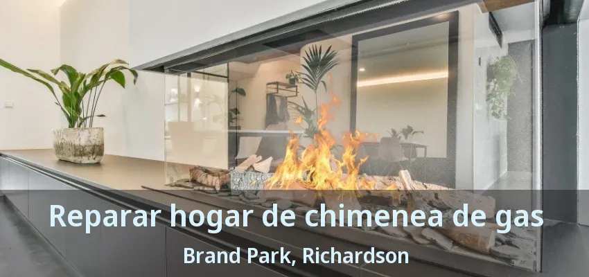 Reparar hogar de chimenea de gas Brand Park, Richardson - TX