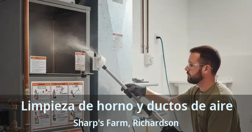 Limpieza de horno y ductos de aire Sharp's Farm, Richardson - TX