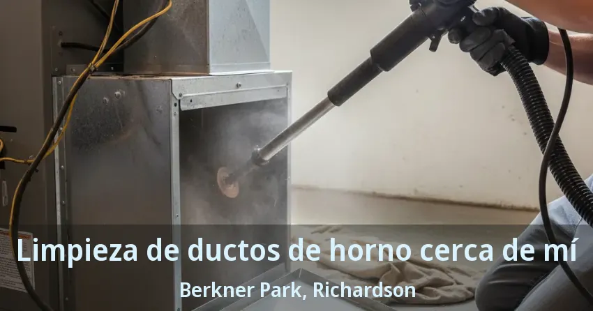 Limpieza de ductos de horno cerca de mí Berkner Park, Richardson - TX