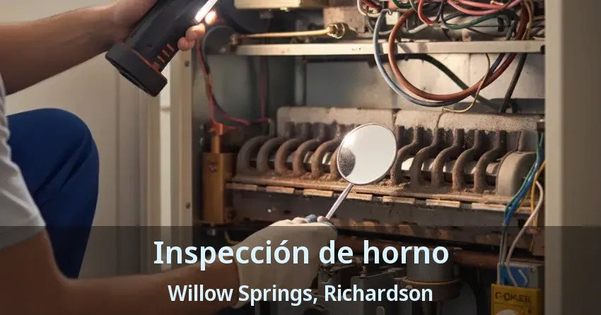 Inspección de horno Willow Springs, Richardson - TX