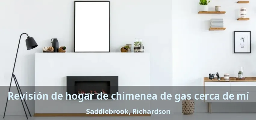 Revisión de hogar de chimenea de gas cerca de mí Saddlebrook, Richardson - TX