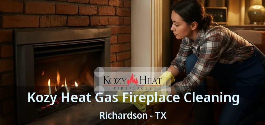 Kozy Heat Gas Fireplace Cleaning Richardson - TX