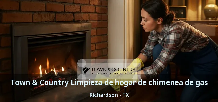 Town & Country Limpieza de hogar de chimenea de gas Richardson - TX