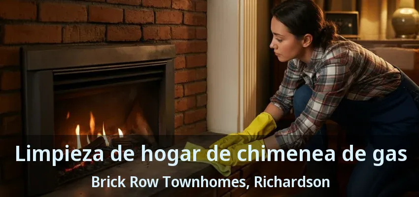 Limpieza de hogar de chimenea de gas Brick Row Townhomes, Richardson - TX Limpieza de hogar de chimenea de gas Brick Row Townhomes, Richardson - TX