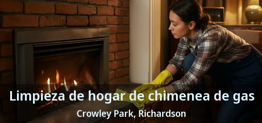 Limpieza de hogar de chimenea de gas Crowley Park, Richardson - TX Limpieza de hogar de chimenea de gas Crowley Park, Richardson - TX