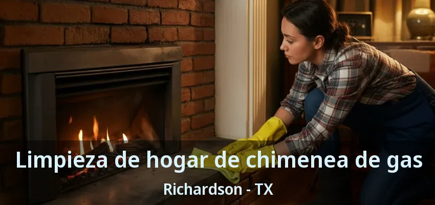 Limpieza de hogar de chimenea de gas Richardson - TX