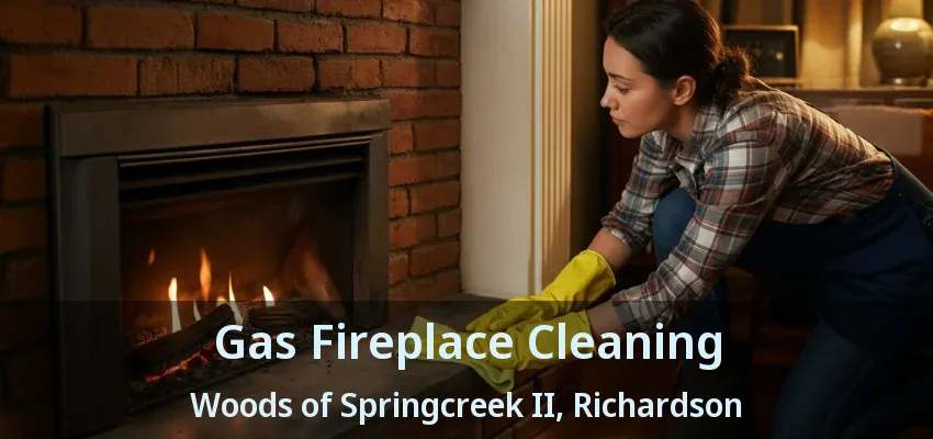 Gas Fireplace Cleaning Woods of Springcreek II, Richardson - TX