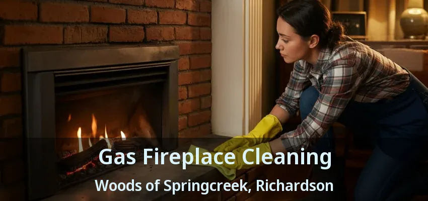 Gas Fireplace Cleaning Woods of Springcreek, Richardson - TX