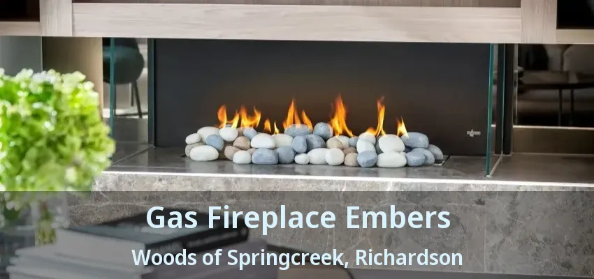Gas Fireplace Embers Woods of Springcreek, Richardson - TX
