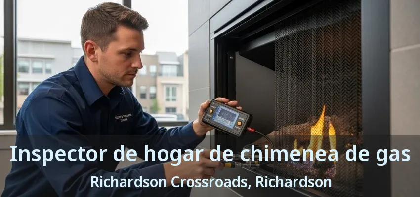 Inspector de hogar de chimenea de gas Richardson Crossroads, Richardson - TX