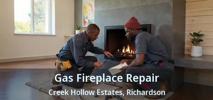 Gas Fireplace Repair Creek Hollow Estates, Richardson - TX