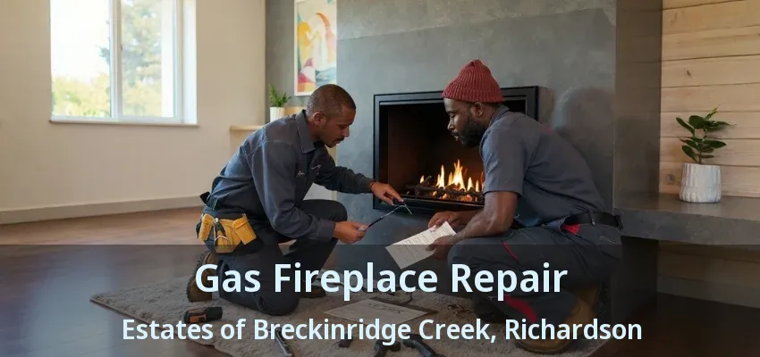 Gas Fireplace Repair Estates of Breckinridge Creek, Richardson - TX