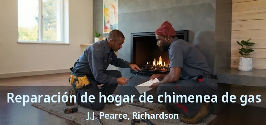 Reparación de hogar de chimenea de gas J.J. Pearce, Richardson - TX